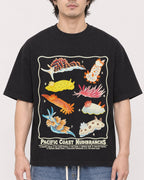 Mockup Boxy Heavyweight Tee Black male close-up 03