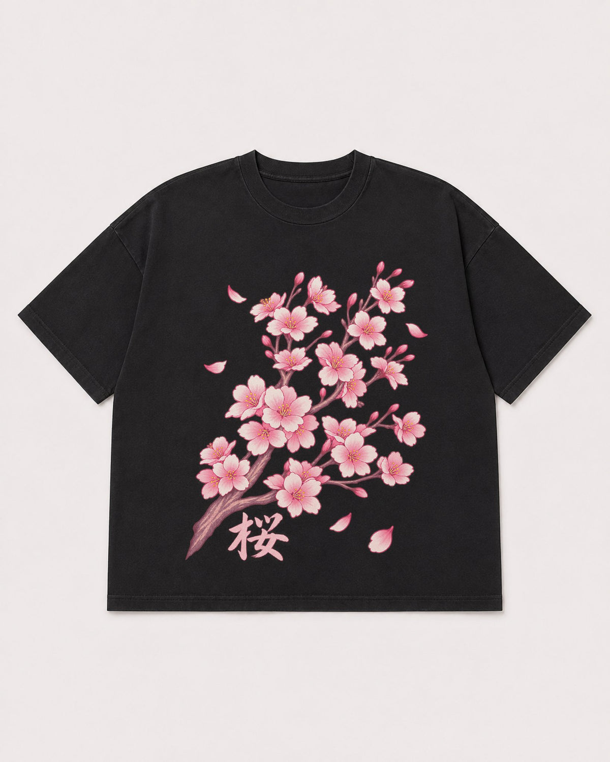 Mockup Boxy Heavyweight Tee Black product