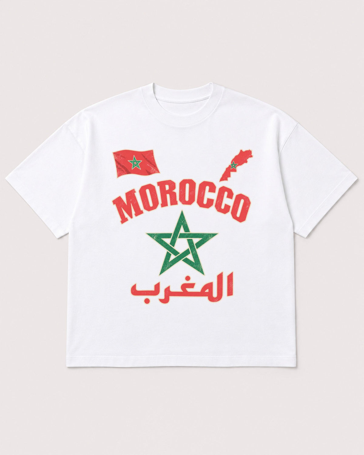 Mockup Boxy Heavyweight Tee White product