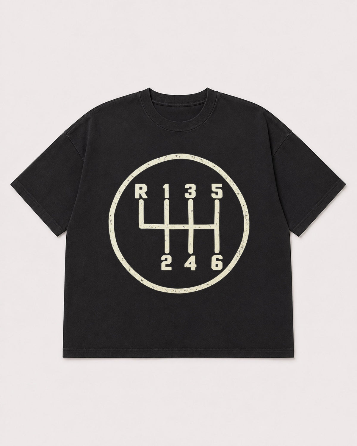 Mockup Boxy Heavyweight Tee Black product