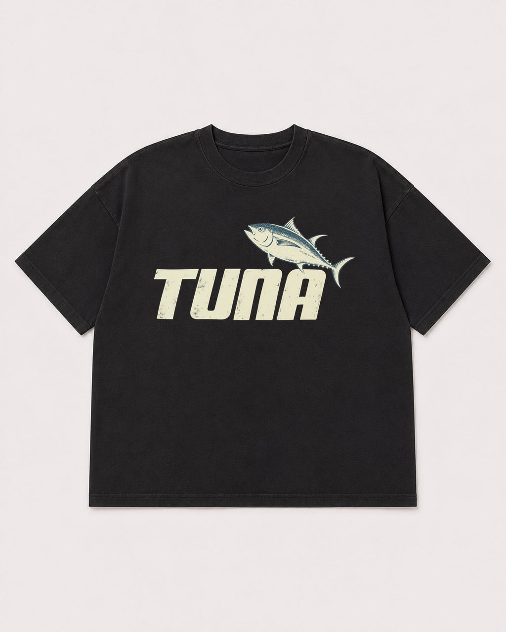 Mockup Boxy Heavyweight Tee Black product