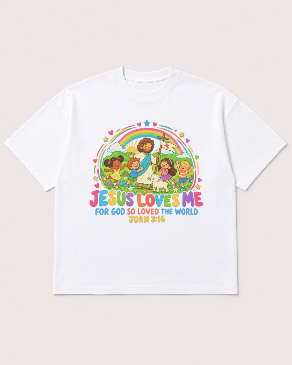 Mockup Boxy Heavyweight Tee White product