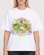 Mockup Boxy Heavyweight Tee White female close-up 08