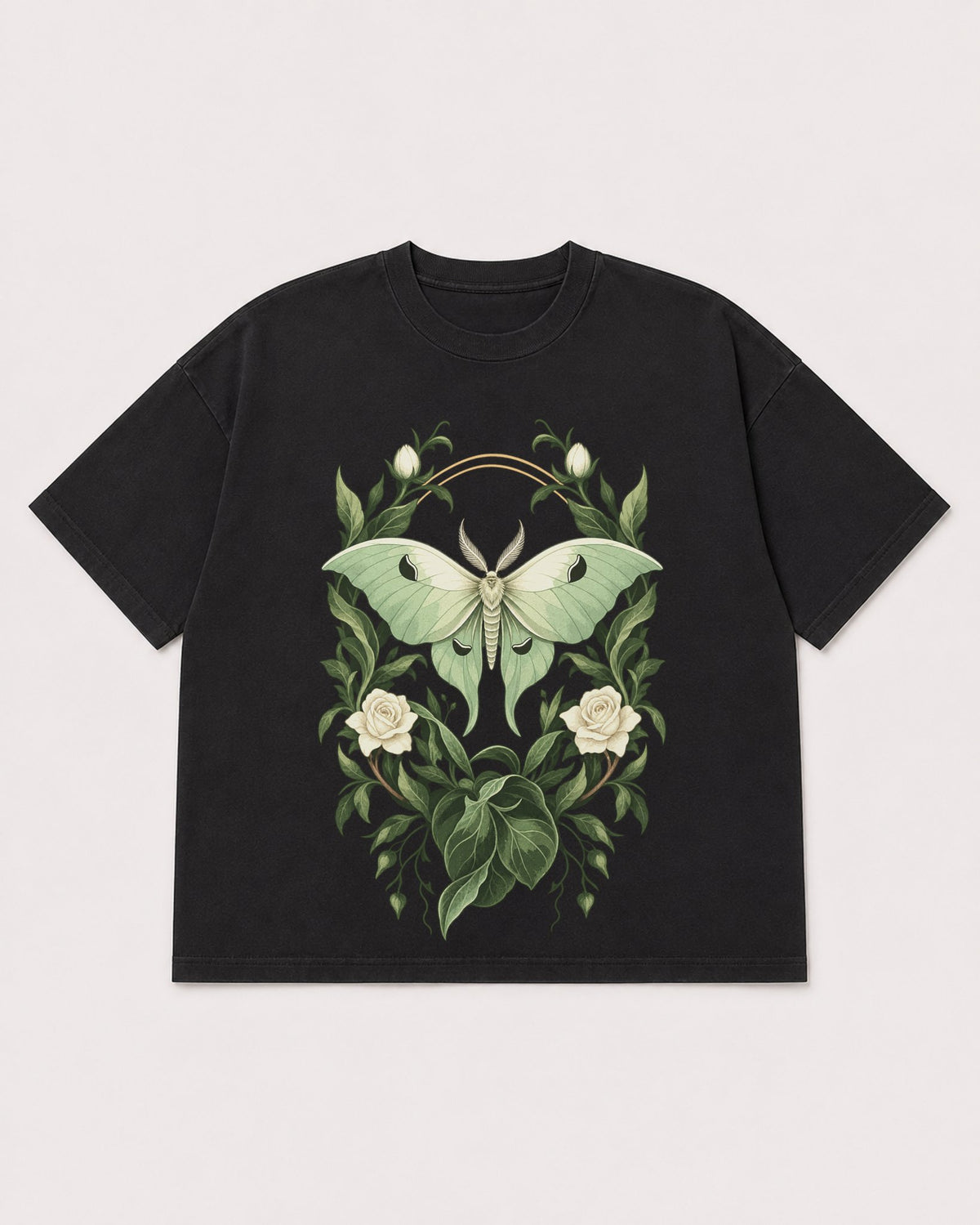Mockup Boxy Heavyweight Tee Black product