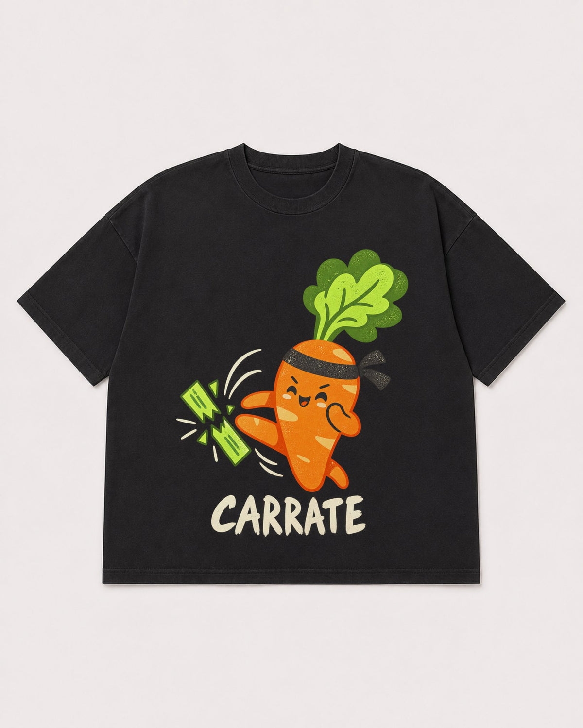 Mockup Boxy Heavyweight Tee Black product