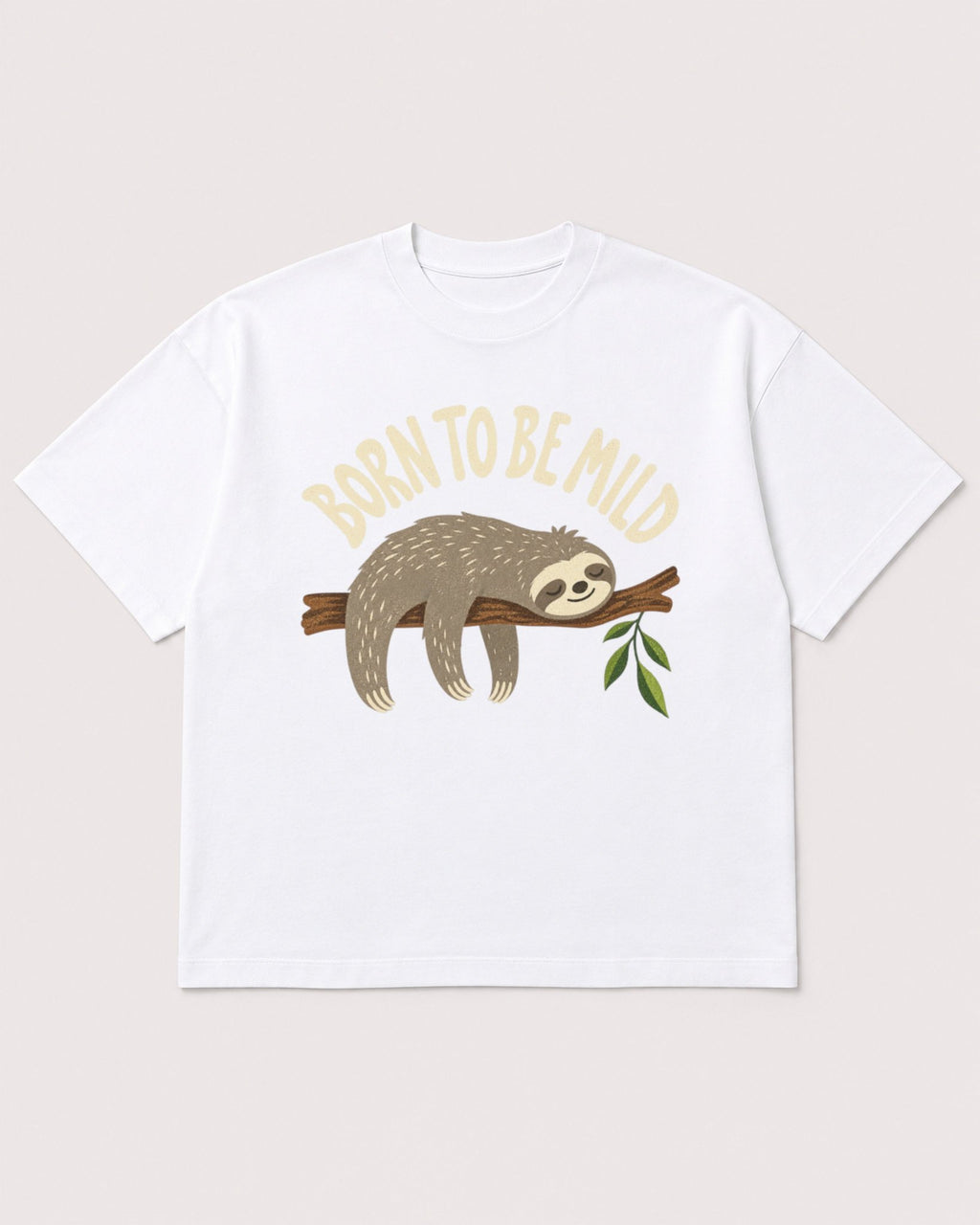 Mockup Boxy Heavyweight Tee White product