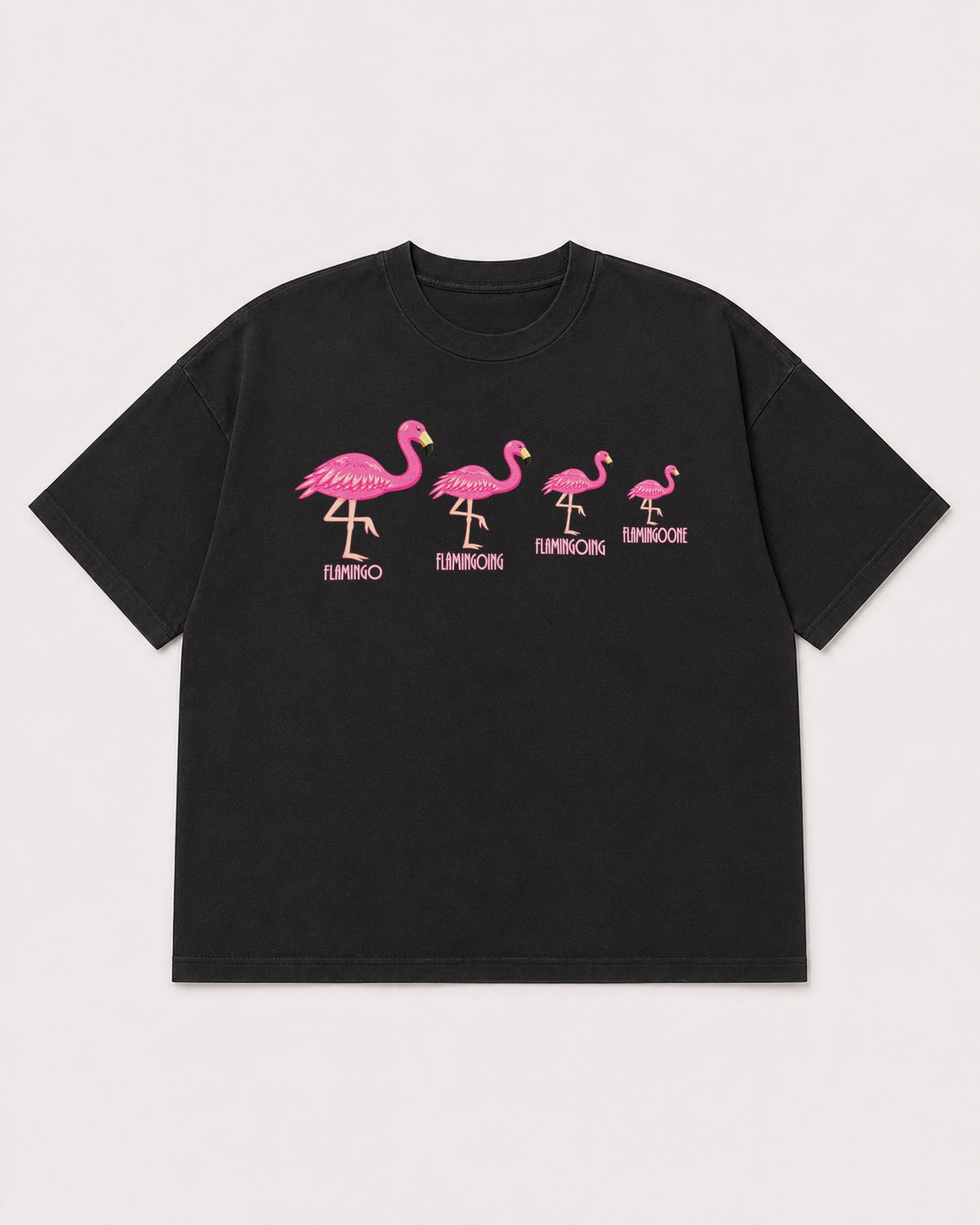 Mockup Boxy Heavyweight Tee Black product
