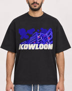 Mockup Boxy Heavyweight Tee Black male close-up 07