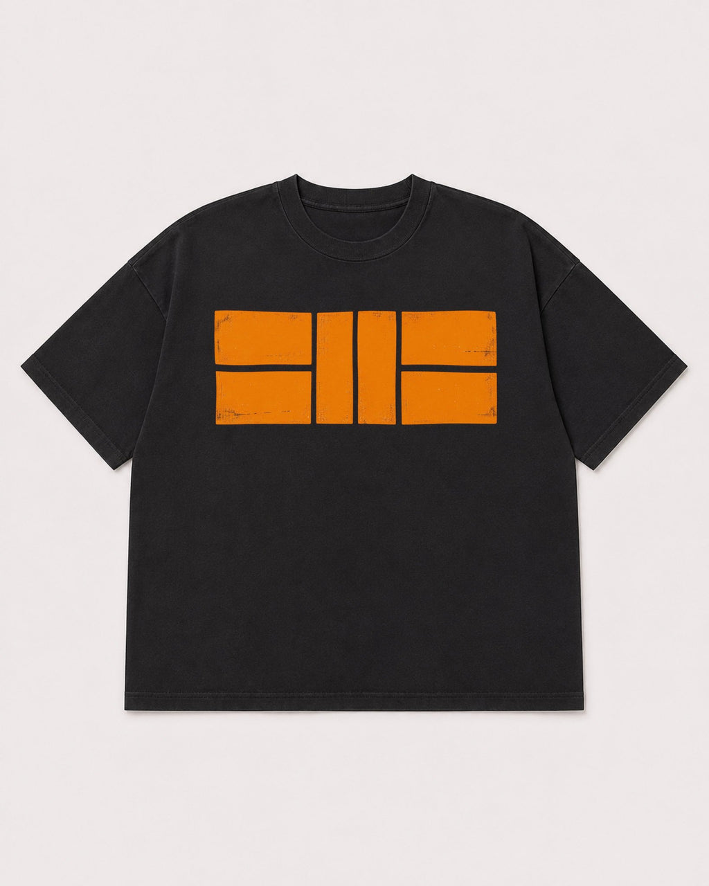 Mockup Boxy Heavyweight Tee Black product