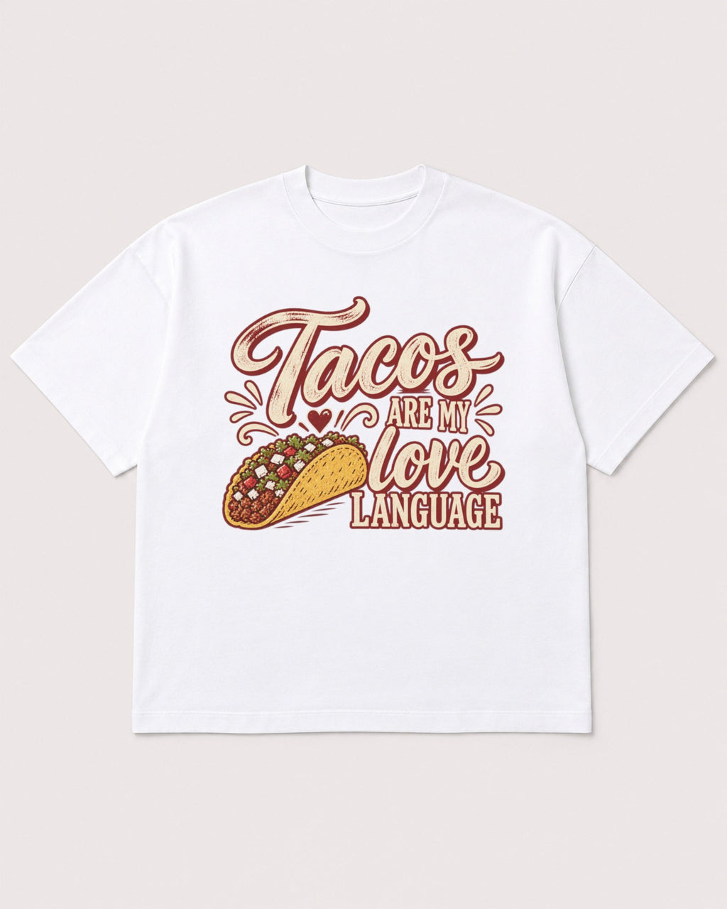 Mockup Boxy Heavyweight Tee White product