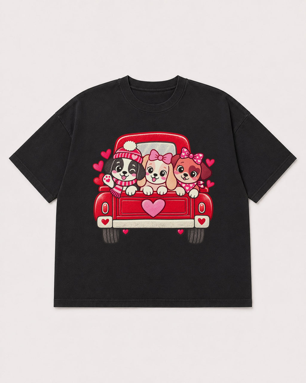 Mockup Boxy Heavyweight Tee Black product