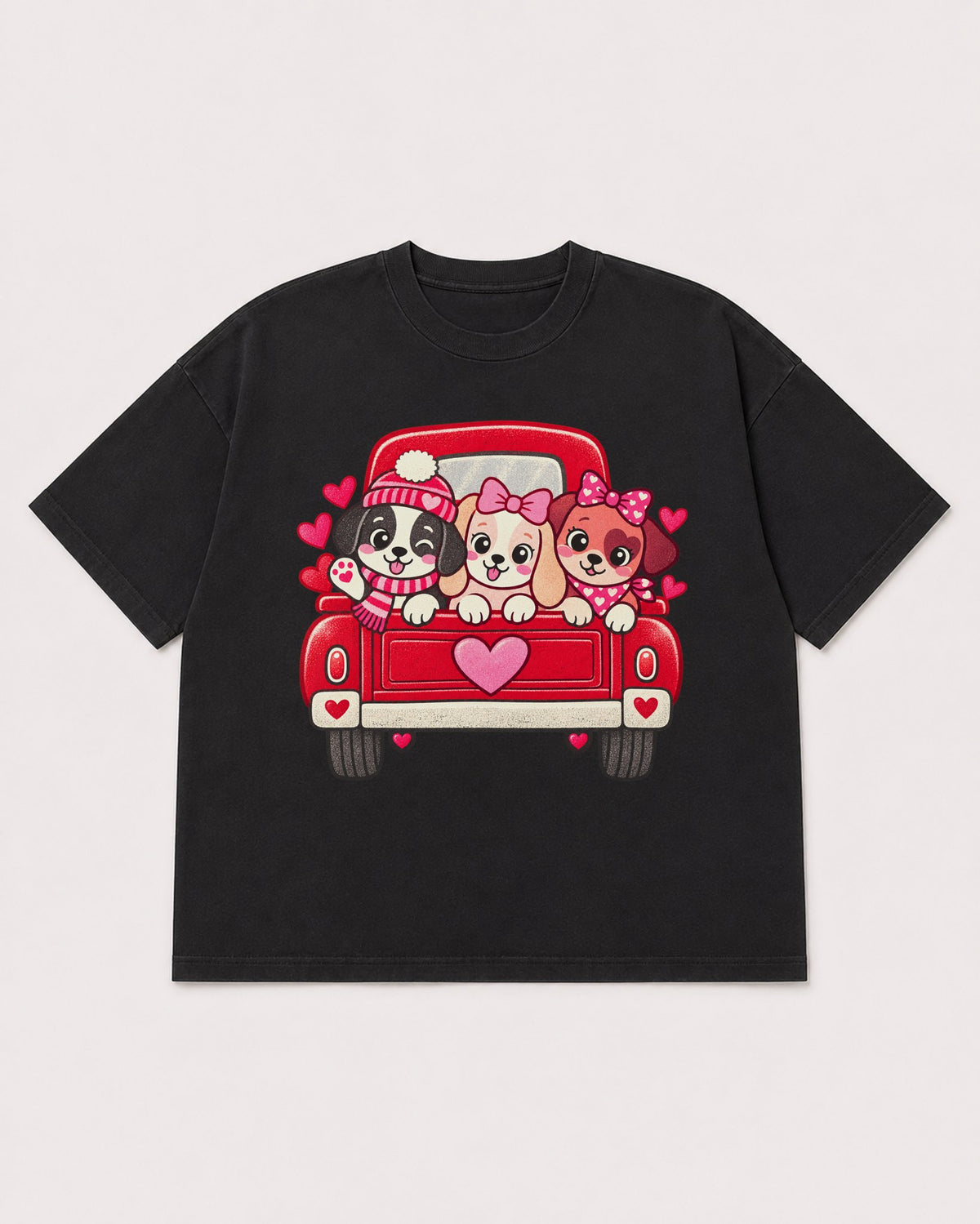 Mockup Boxy Heavyweight Tee Black product