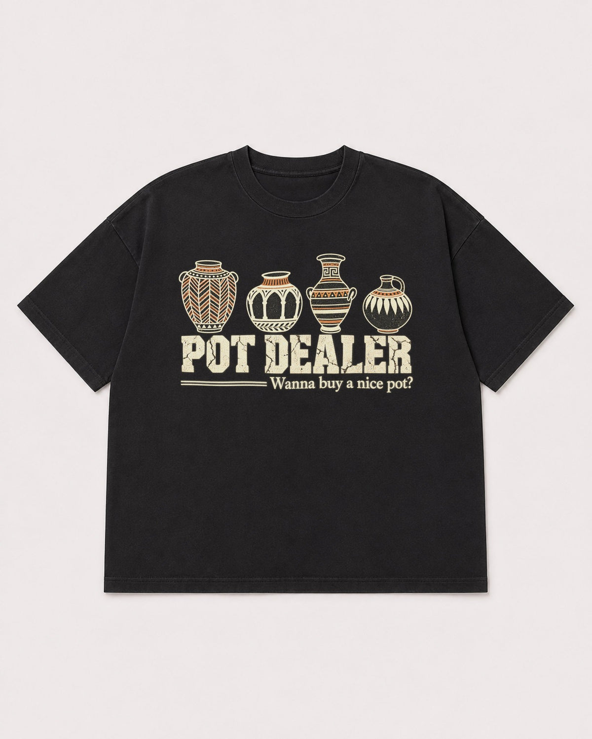 Mockup Boxy Heavyweight Tee Black product