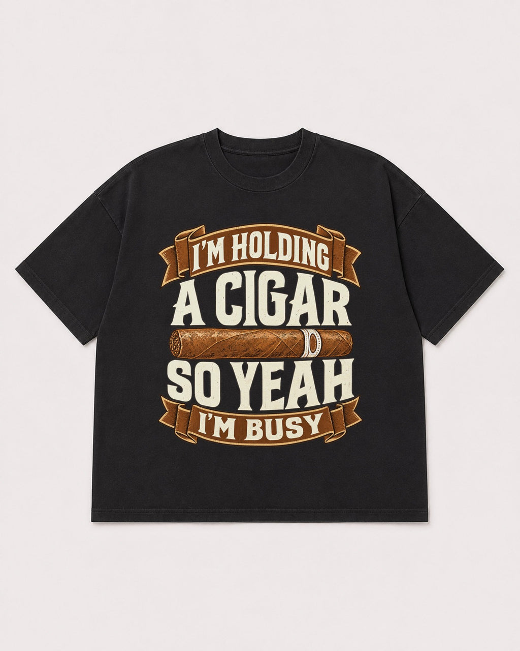 Mockup Boxy Heavyweight Tee Black product
