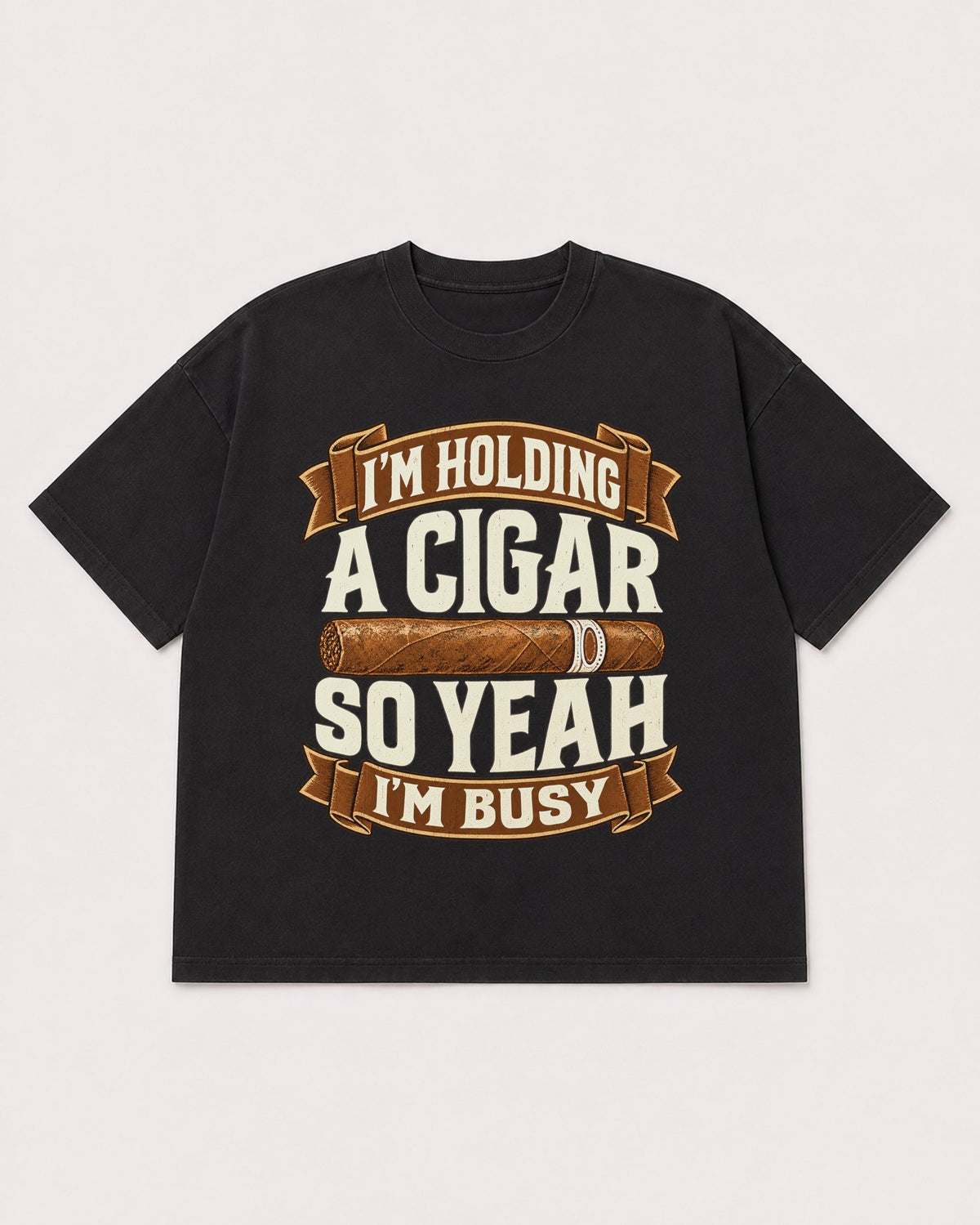 Mockup Boxy Heavyweight Tee Black product