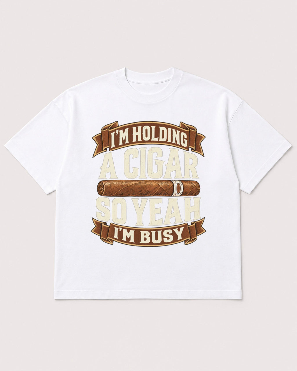 Mockup Boxy Heavyweight Tee White product