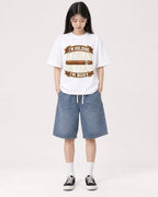 Mockup Boxy Heavyweight Tee White female full-body 01
