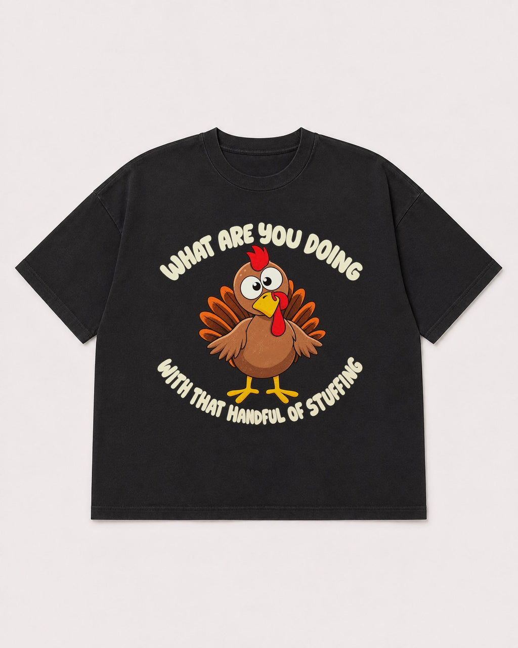 Mockup Boxy Heavyweight Tee Black product