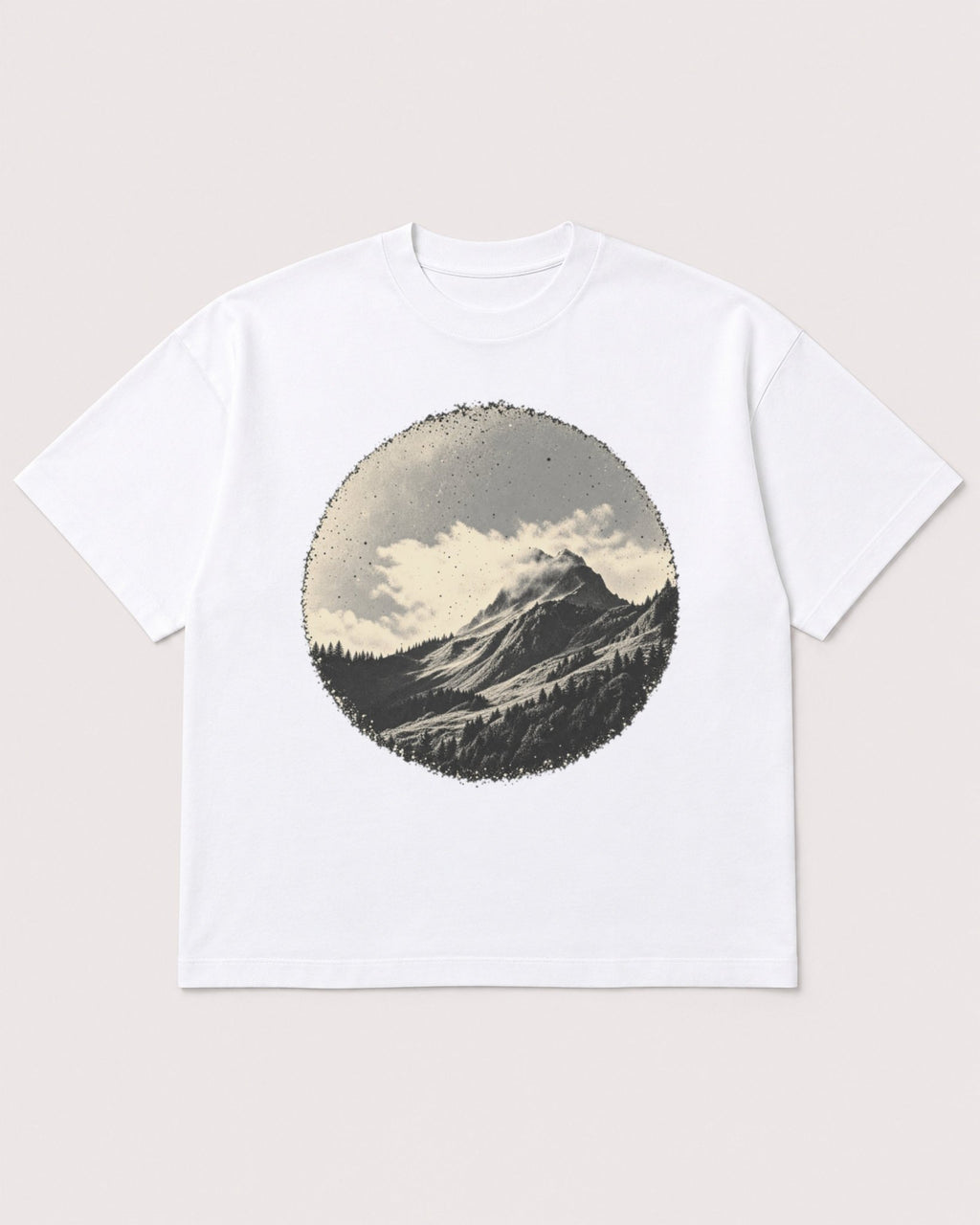 Mockup Boxy Heavyweight Tee White product