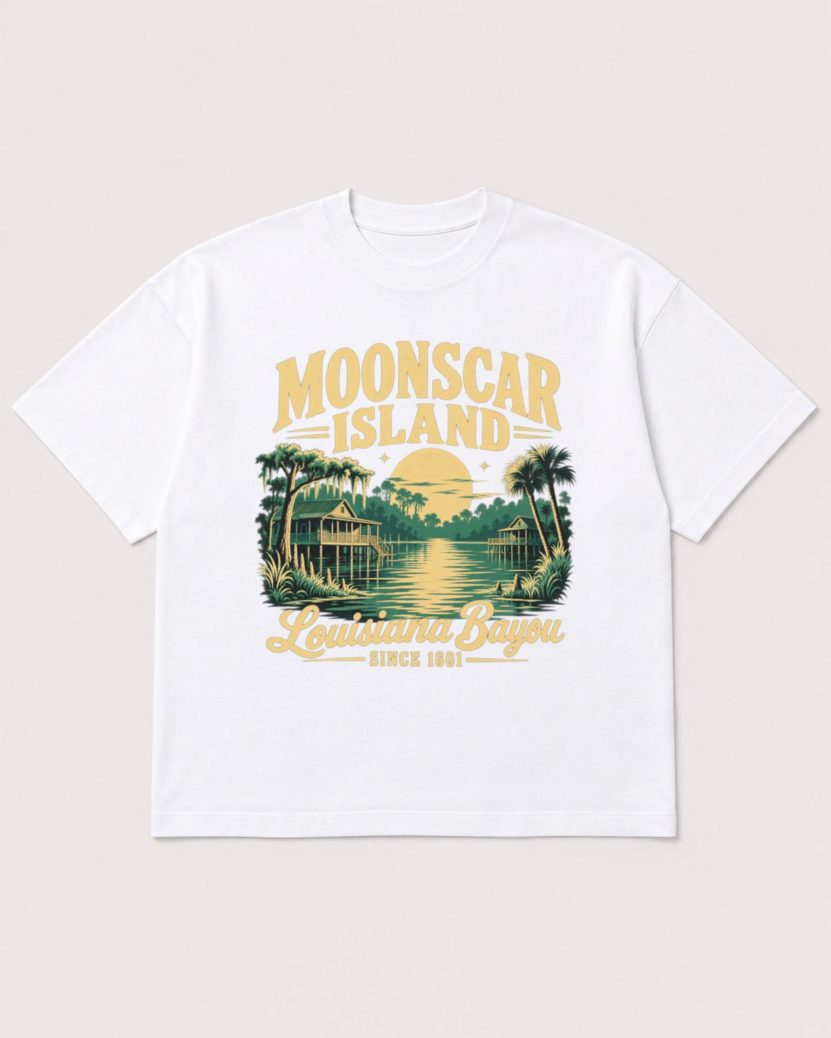 Mockup Boxy Heavyweight Tee White product