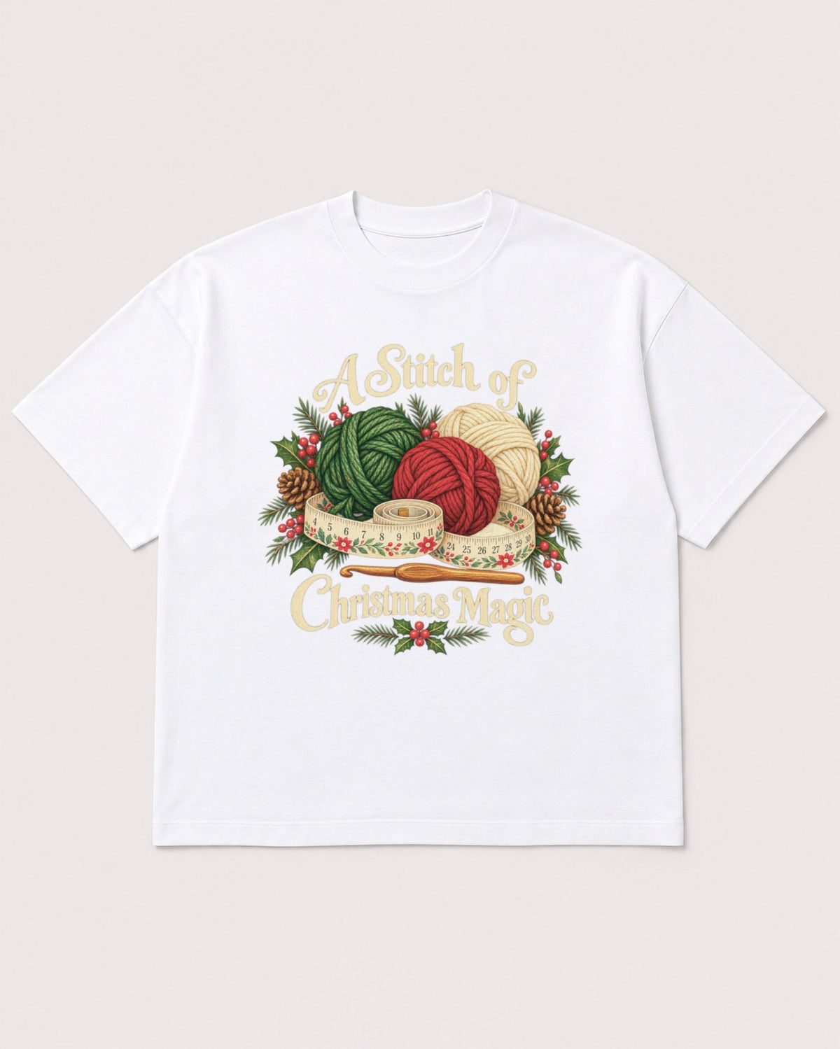 Mockup Boxy Heavyweight Tee White product