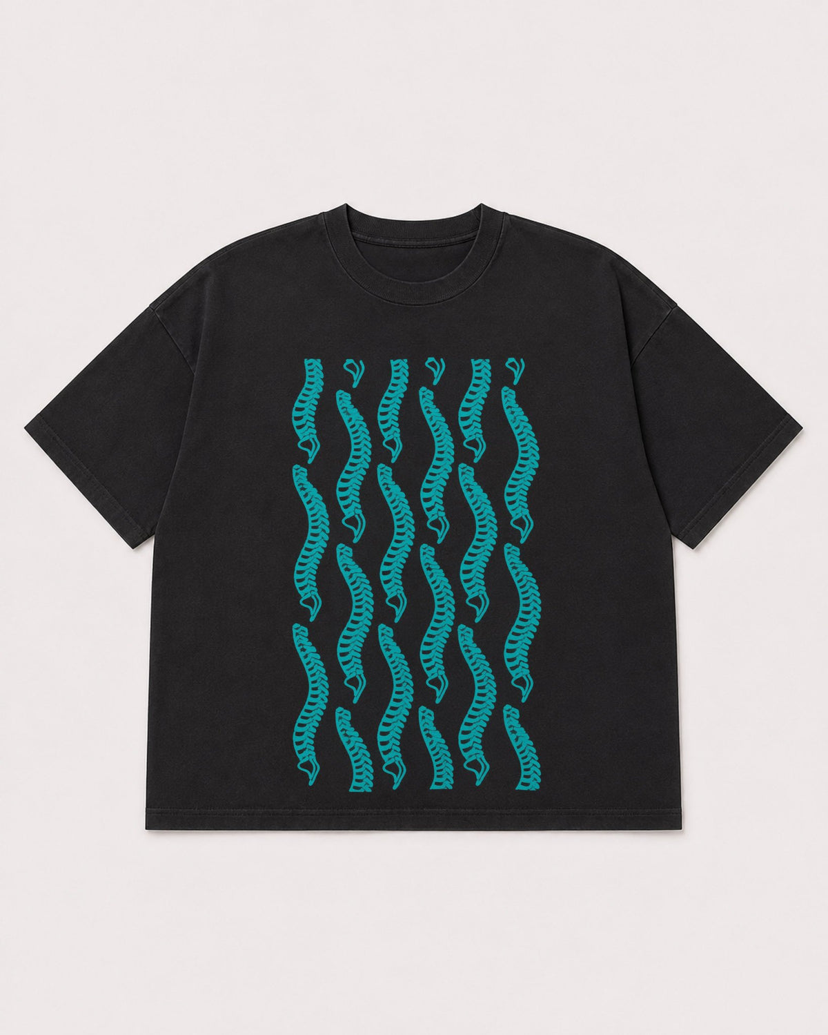 Mockup Boxy Heavyweight Tee Black product