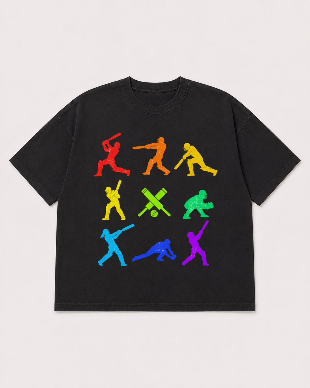 Mockup Boxy Heavyweight Tee Black product