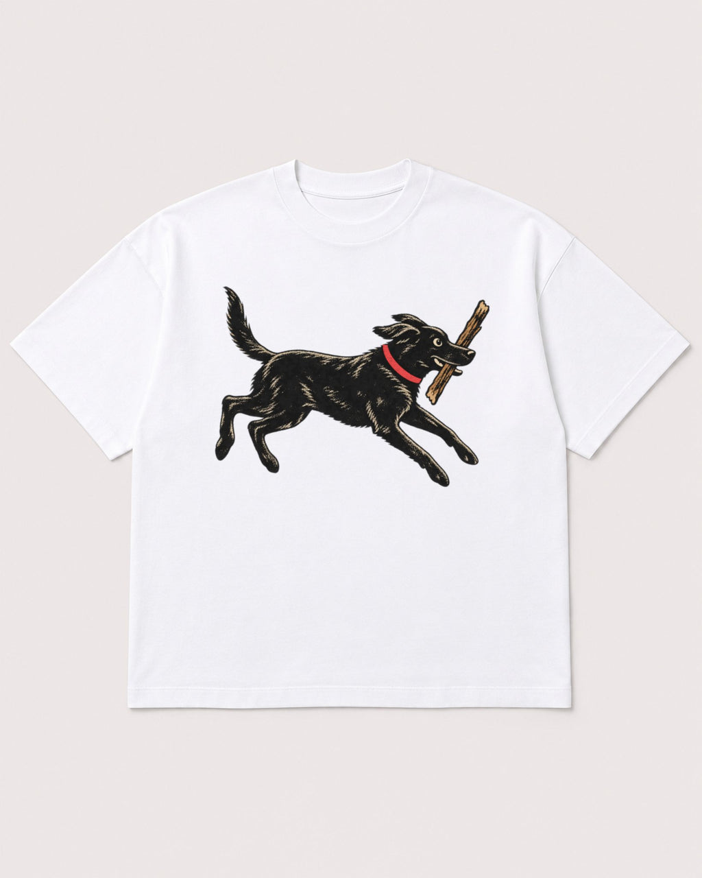 Mockup Boxy Heavyweight Tee White product