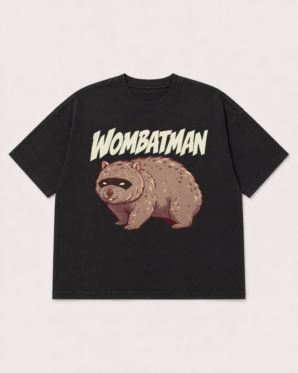 Mockup Boxy Heavyweight Tee Black product