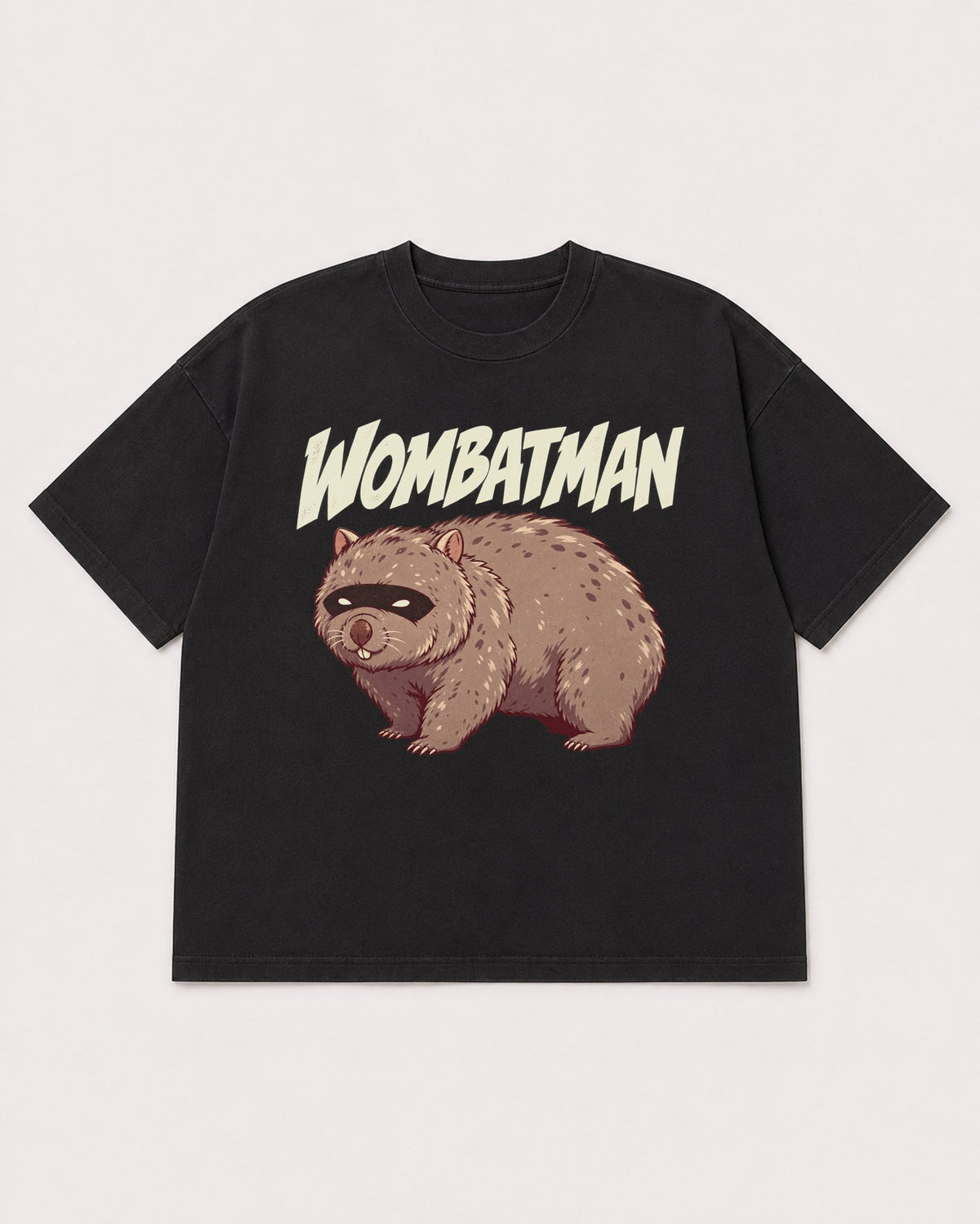Mockup Boxy Heavyweight Tee Black product