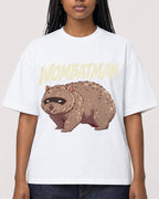 Mockup Boxy Heavyweight Tee White female close-up 04