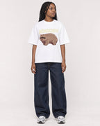 Mockup Boxy Heavyweight Tee White female full-body 04