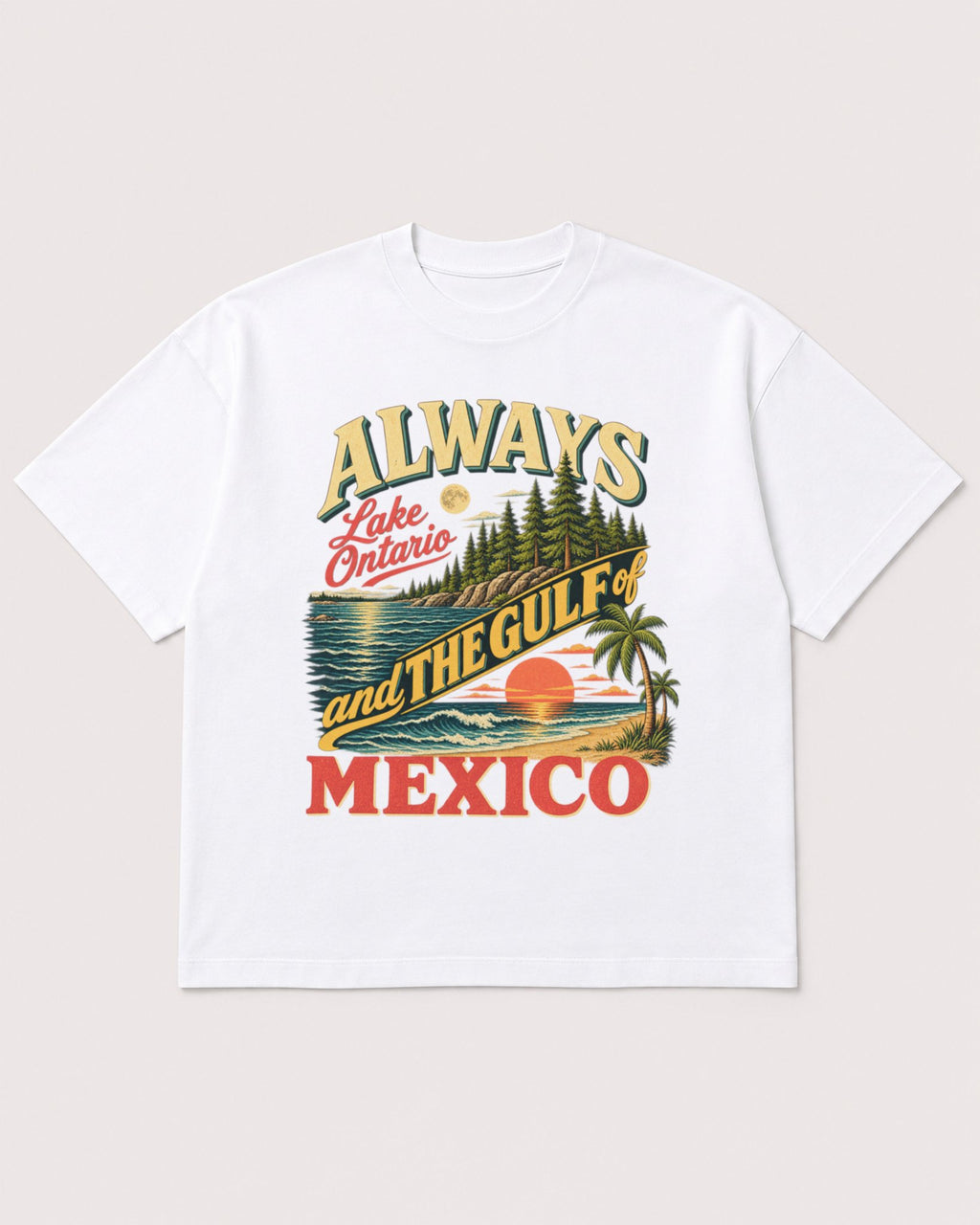Mockup Boxy Heavyweight Tee White product