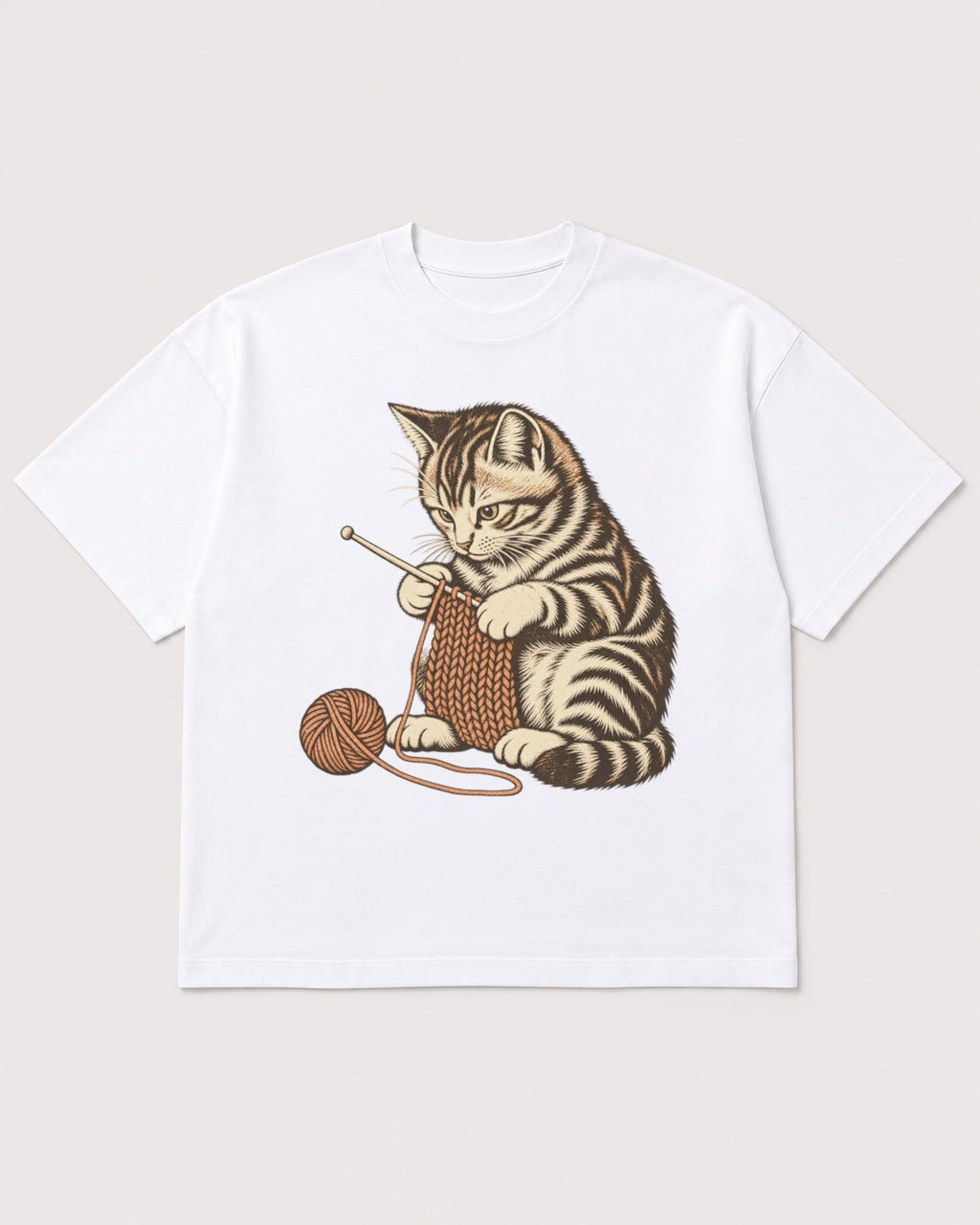 Mockup Boxy Heavyweight Tee White product