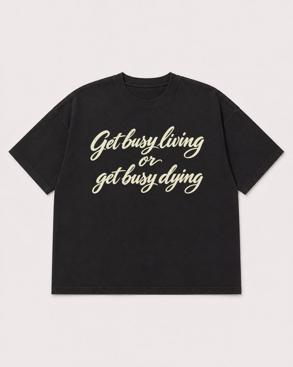 Mockup Boxy Heavyweight Tee Black product