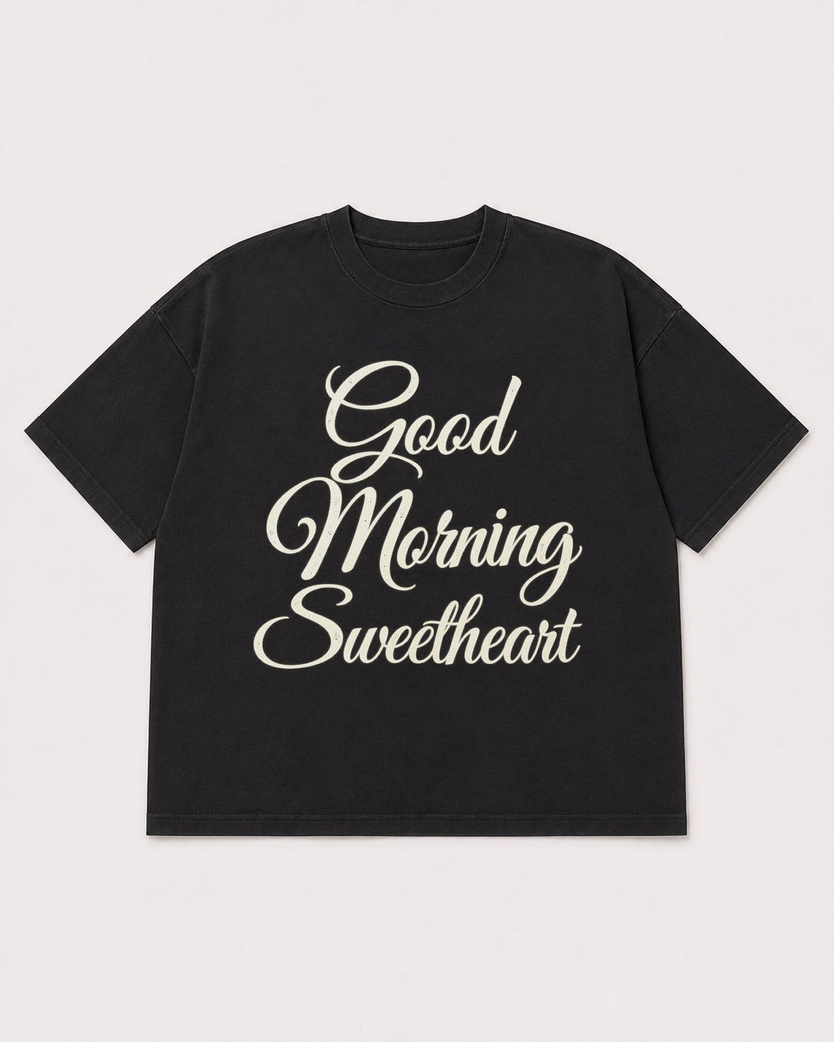 Mockup Boxy Heavyweight Tee Black product