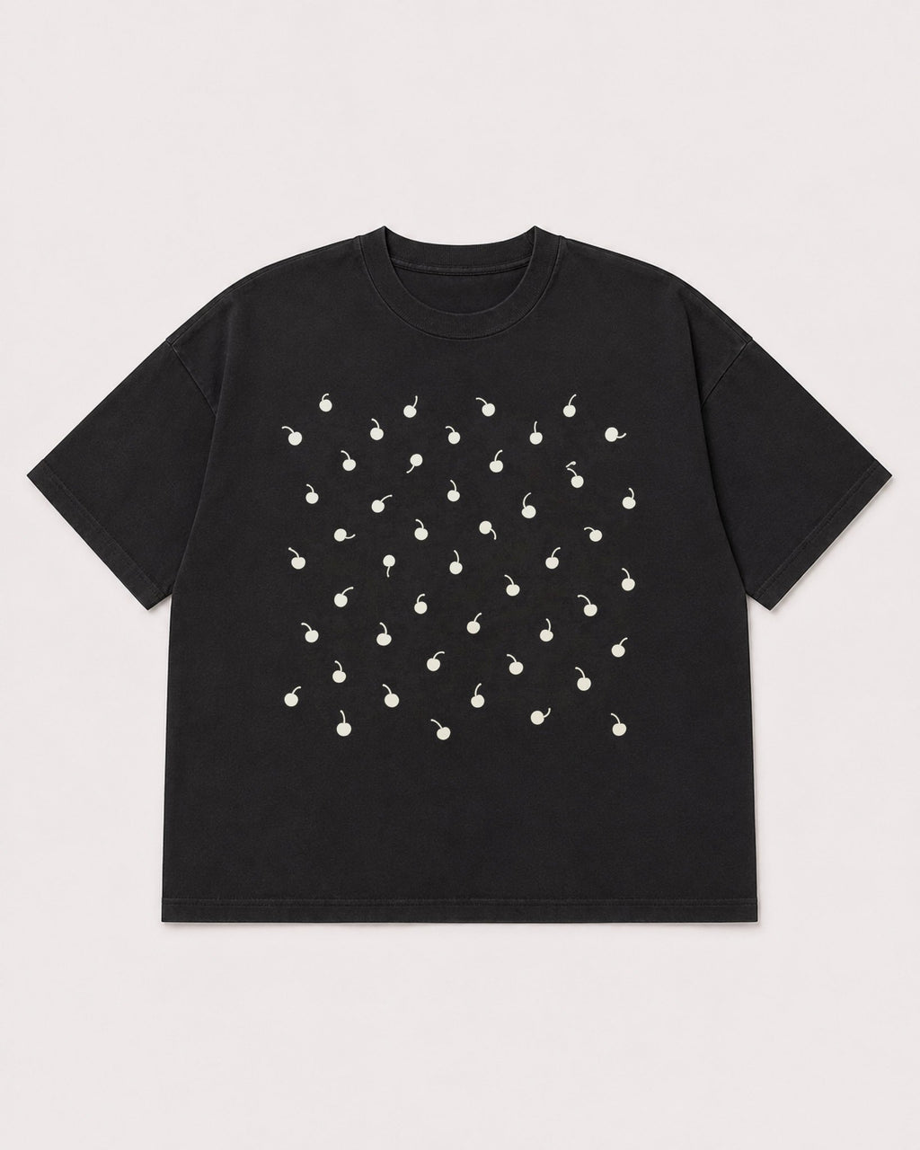 Mockup Boxy Heavyweight Tee Black product