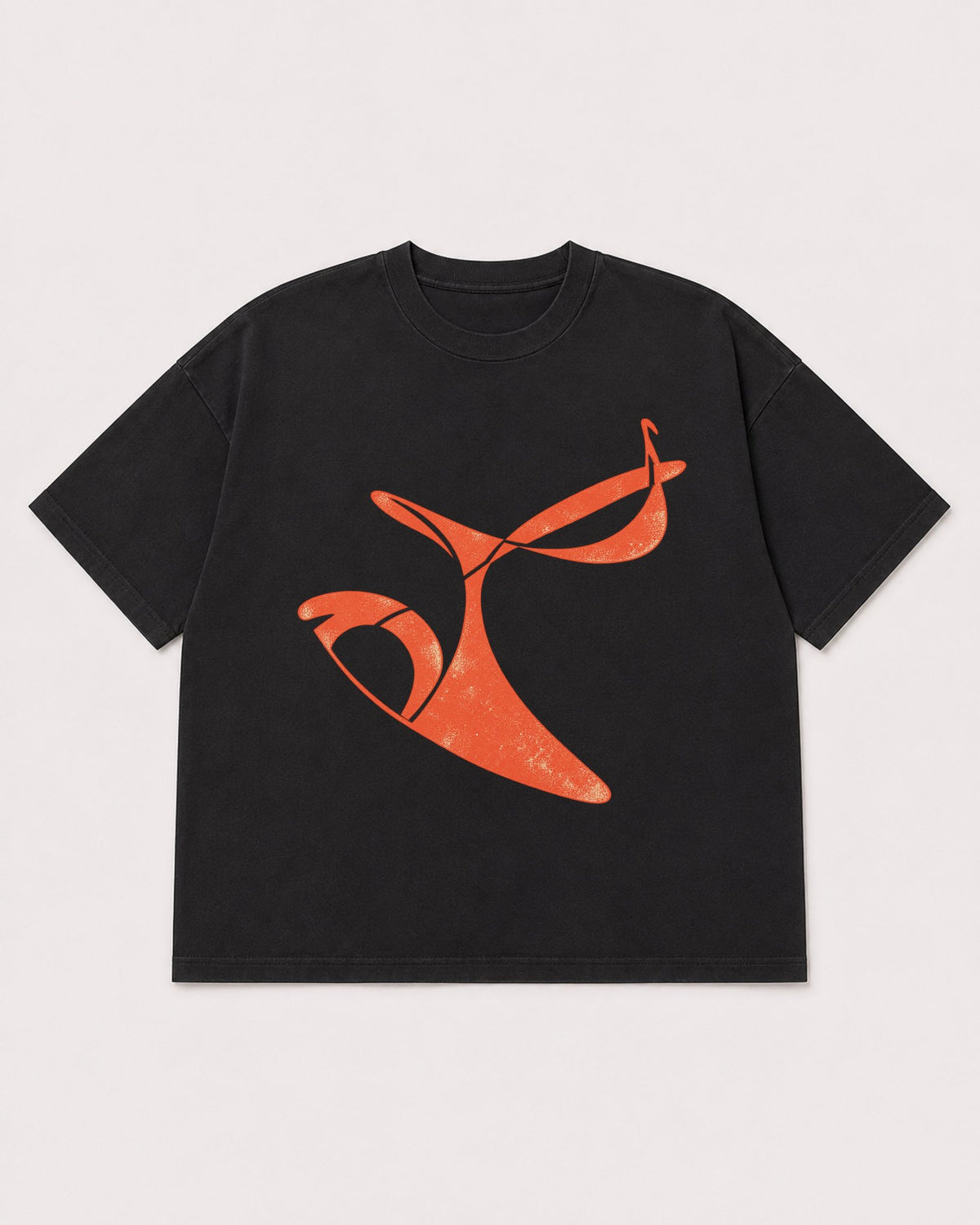 Mockup Boxy Heavyweight Tee Black product