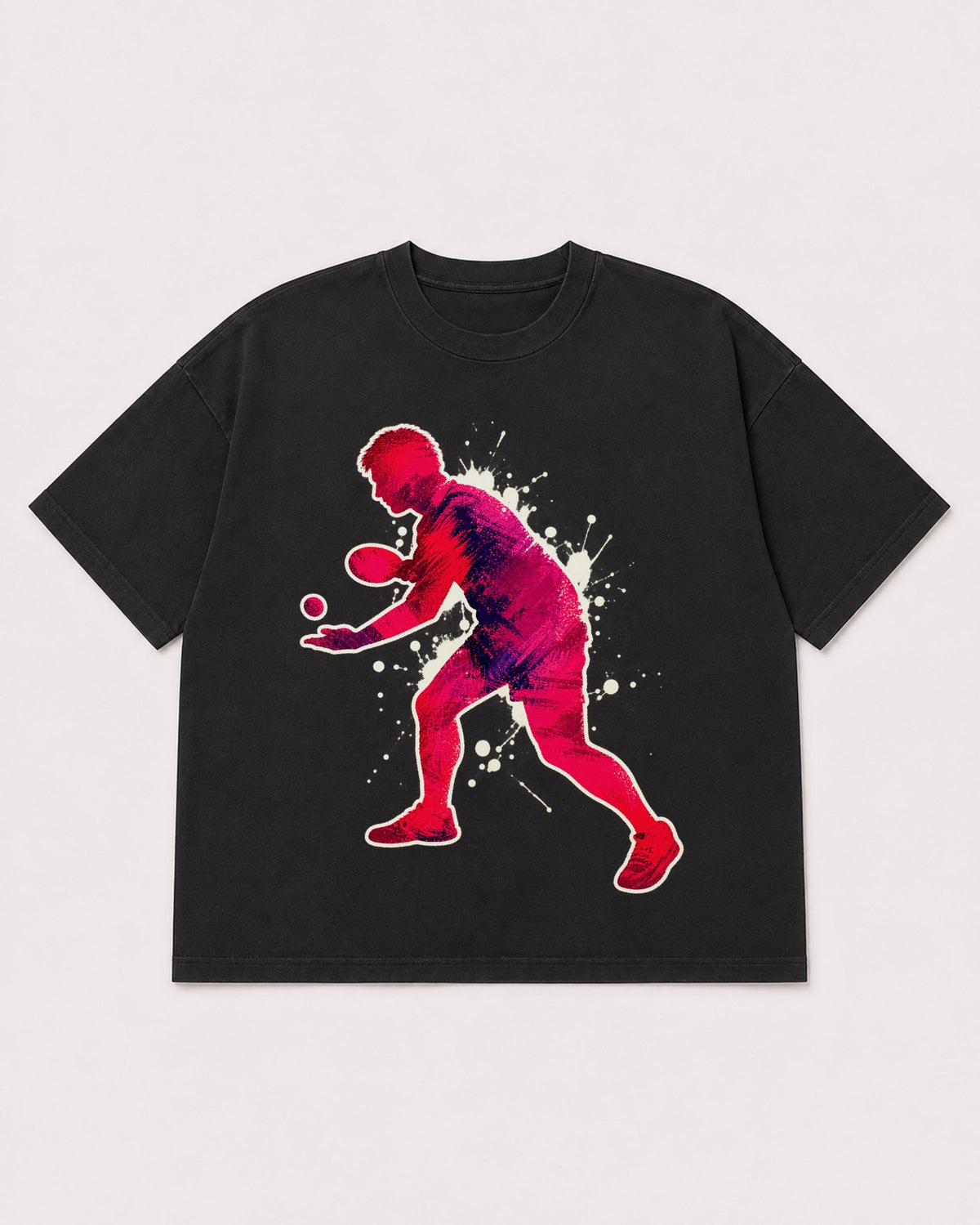 Mockup Boxy Heavyweight Tee Black product