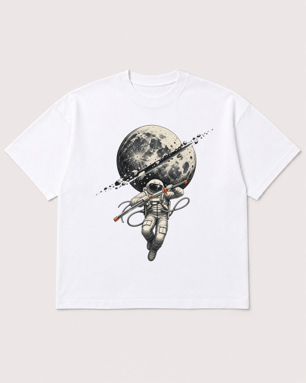 Mockup Boxy Heavyweight Tee White product