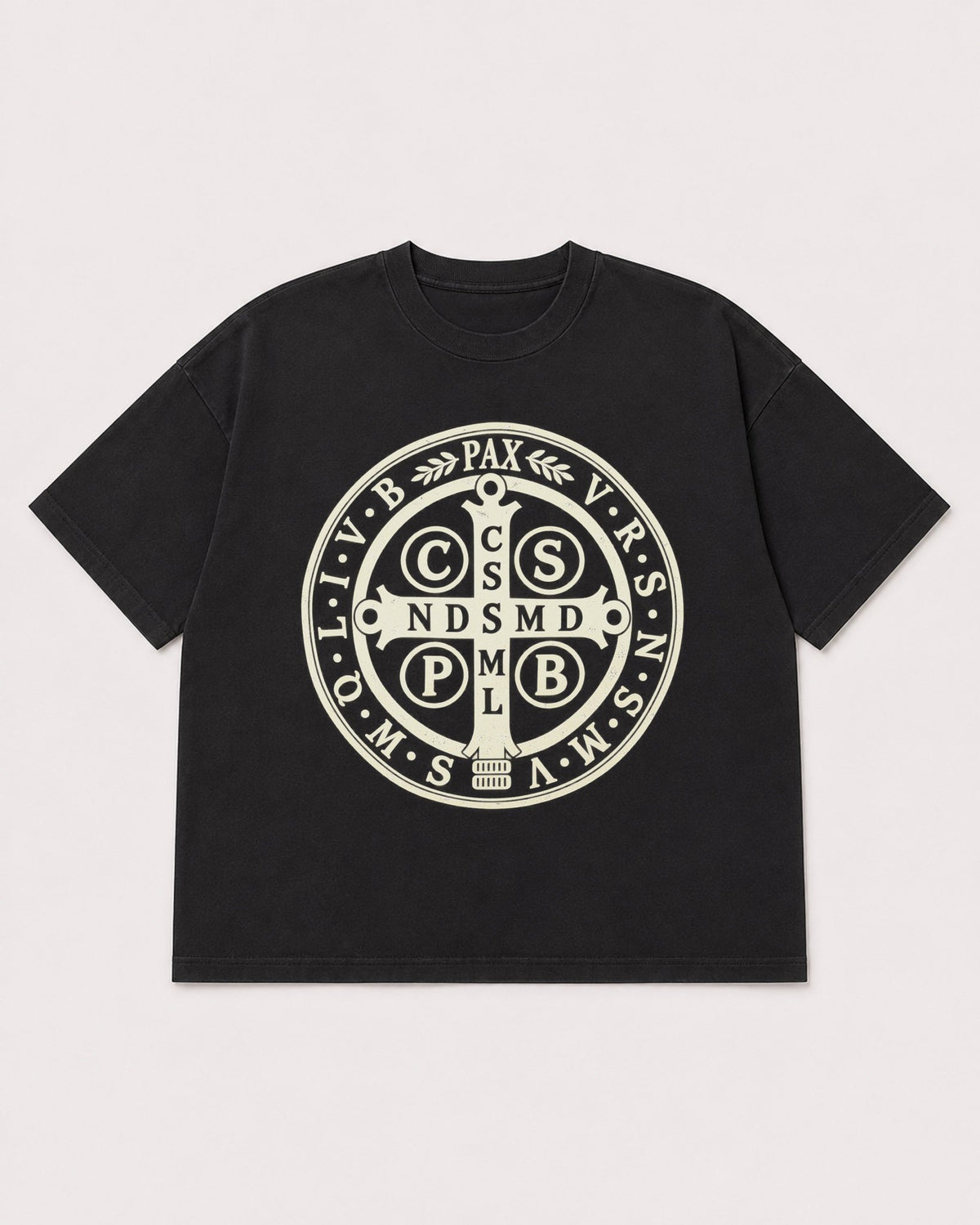 Mockup Boxy Heavyweight Tee Black product