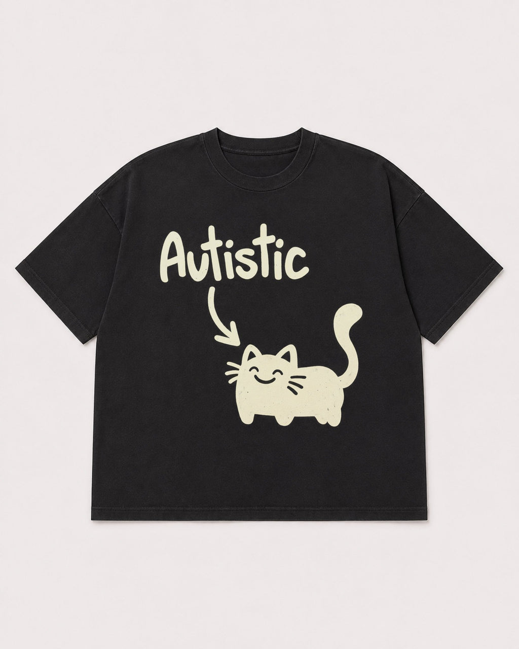 Mockup Boxy Heavyweight Tee Black product