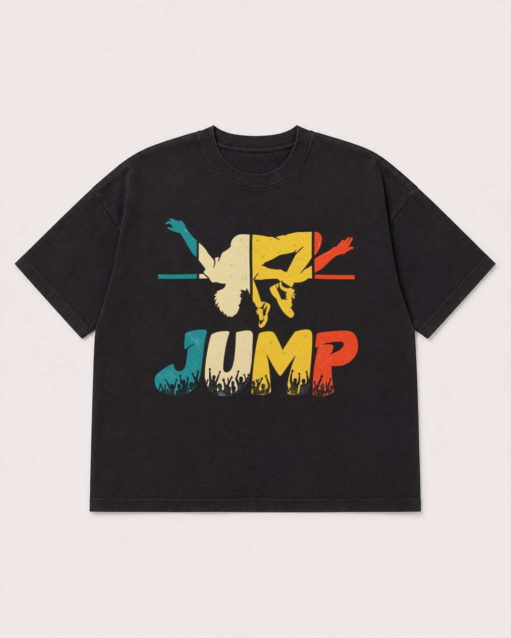Mockup Boxy Heavyweight Tee Black product