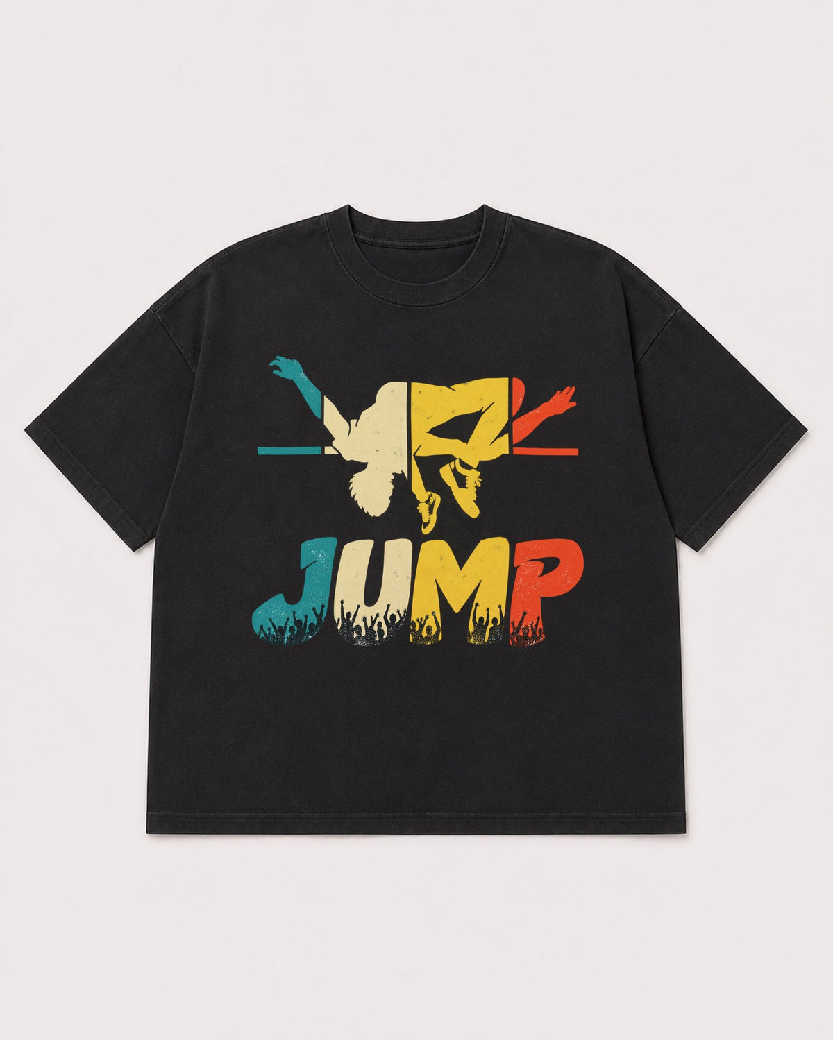Mockup Boxy Heavyweight Tee Black product