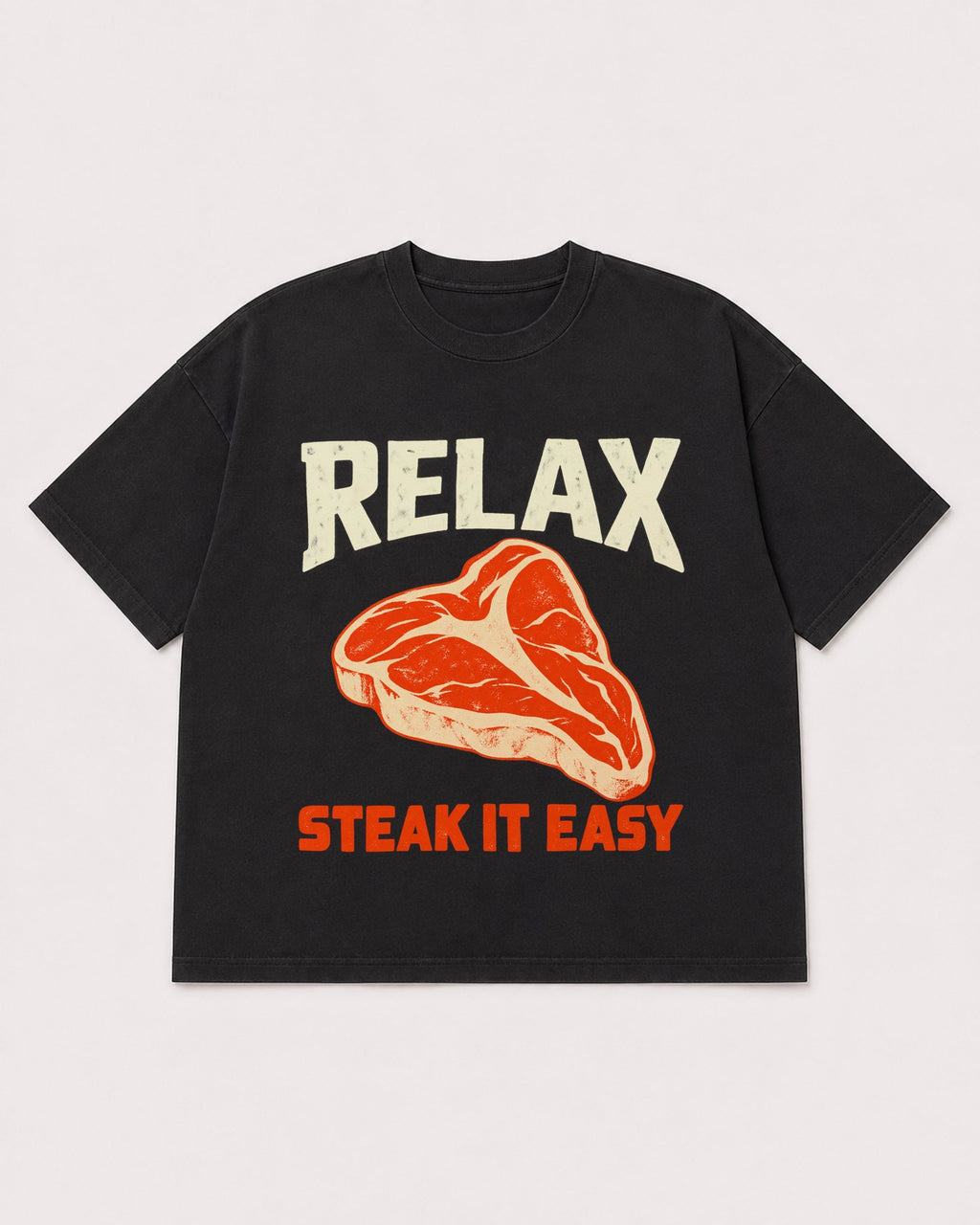 Mockup Boxy Heavyweight Tee Black product