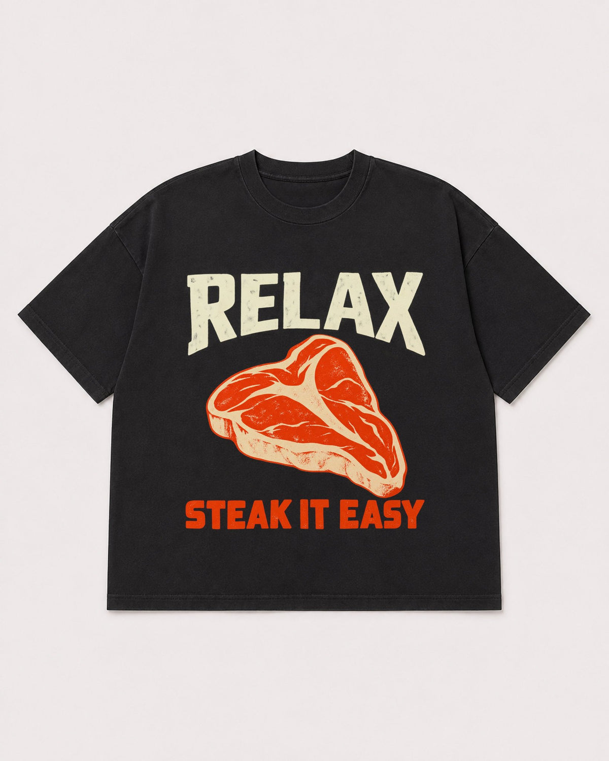 Mockup Boxy Heavyweight Tee Black product