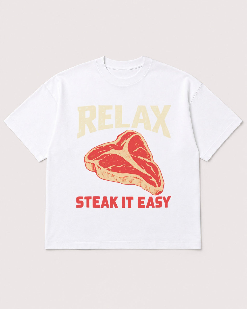 Mockup Boxy Heavyweight Tee White product