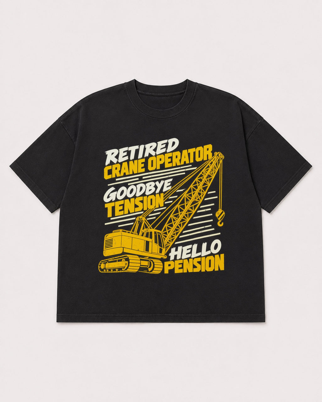 Mockup Boxy Heavyweight Tee Black product
