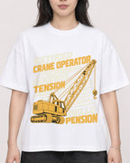 Mockup Boxy Heavyweight Tee White female close-up 13
