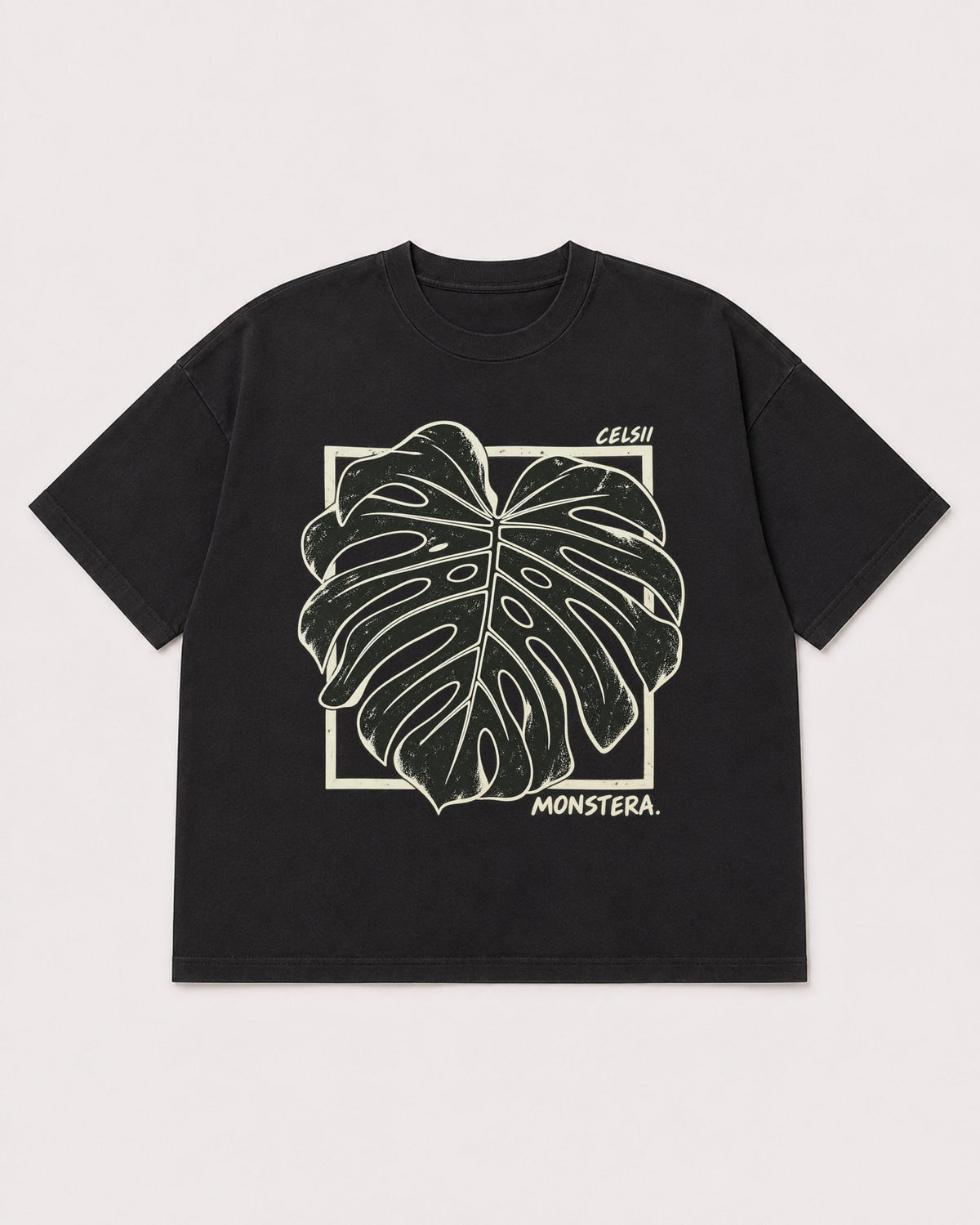 Mockup Boxy Heavyweight Tee Black product